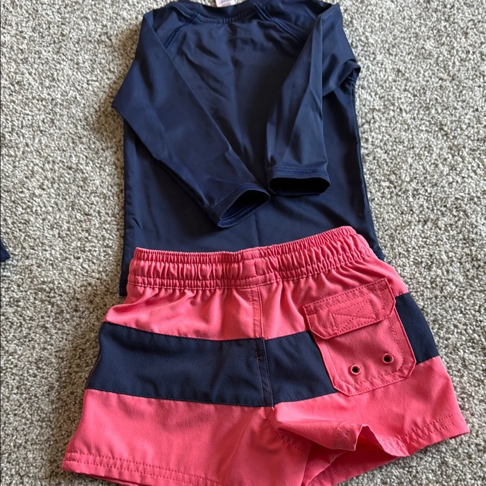 Kids Swim Set - Navy and Red Whale Design - Picture 8 of 8